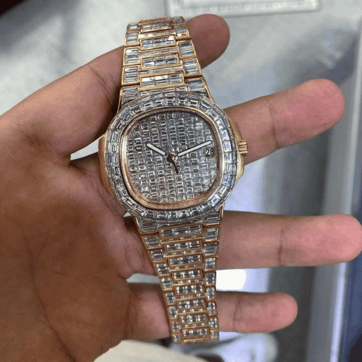 Luxury Moissanite Watches Fully Iced Out for Men & Women