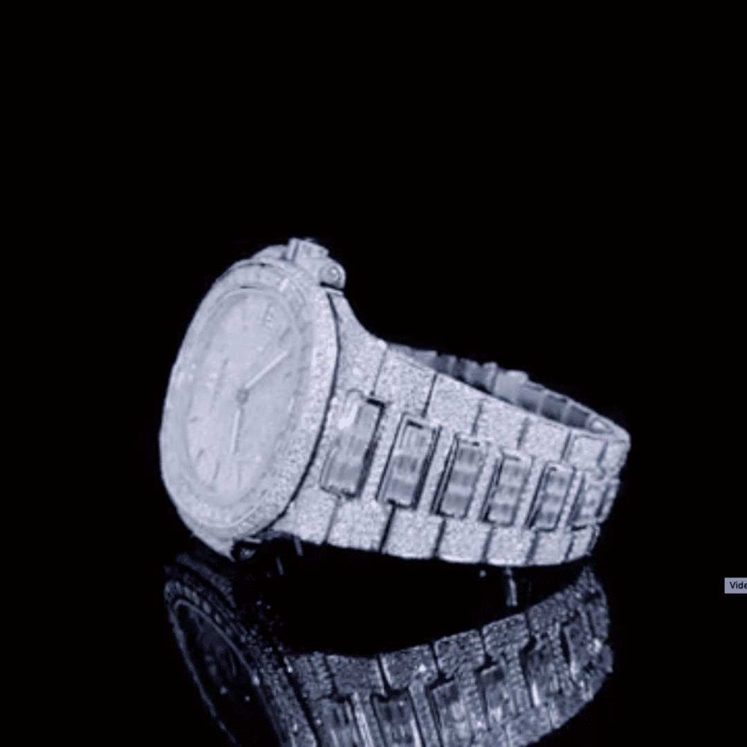 Premium Moissanite VVS Chronograph Watch with Style - Image 5