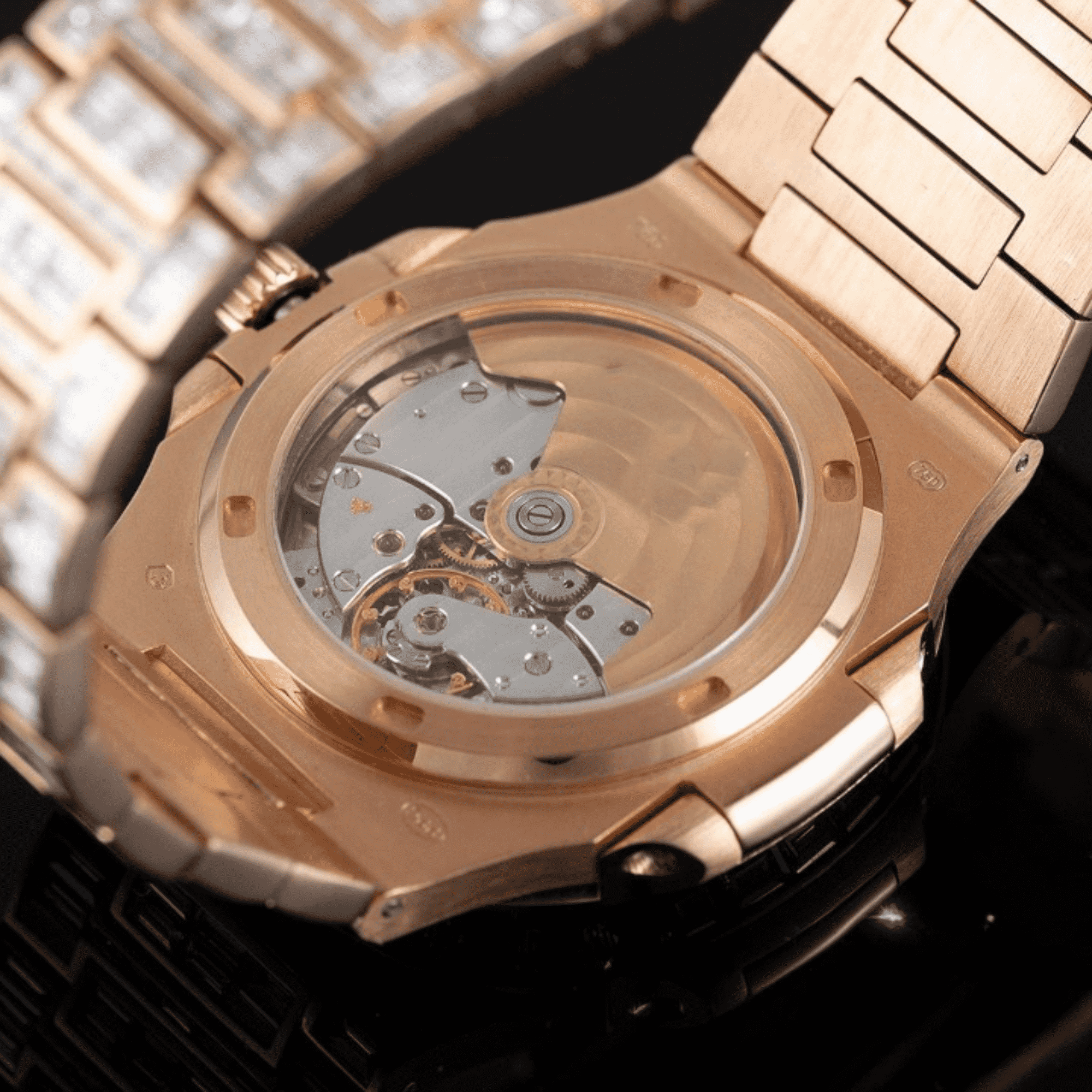 Men’s Luxury Iced Out Stainless Steel Diamond Watch - Image 6