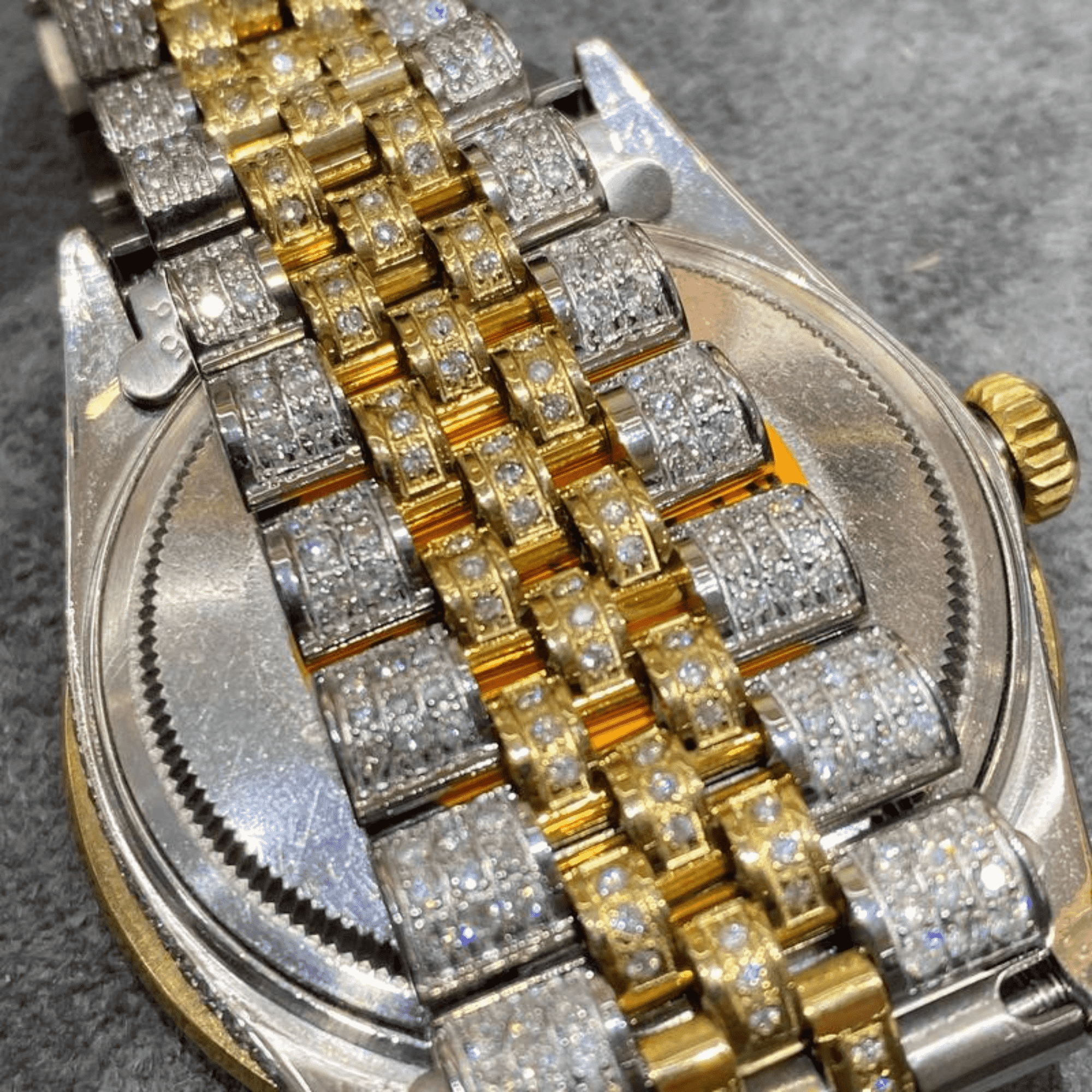 Iced Out Moissanite Automatic Watch for Men - Image 7