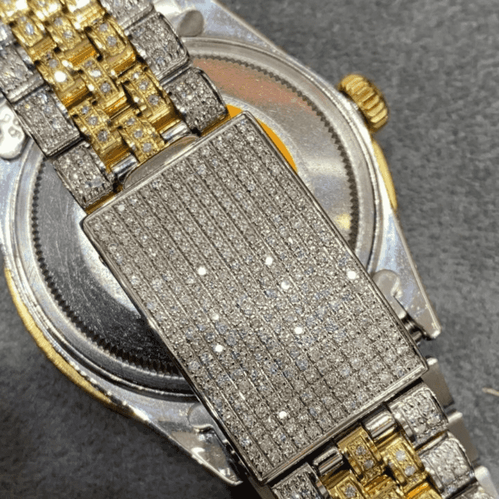 Iced Out Moissanite Automatic Watch for Men - Image 8