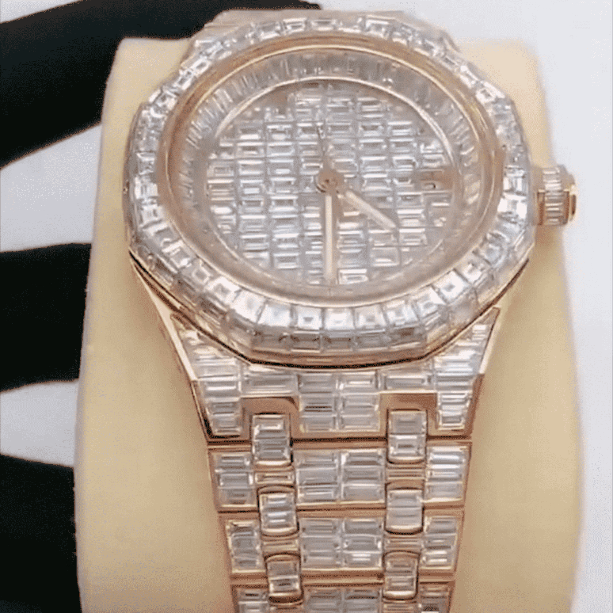 Bust Down Iced Out Moissanite Watch for Men - Image 4