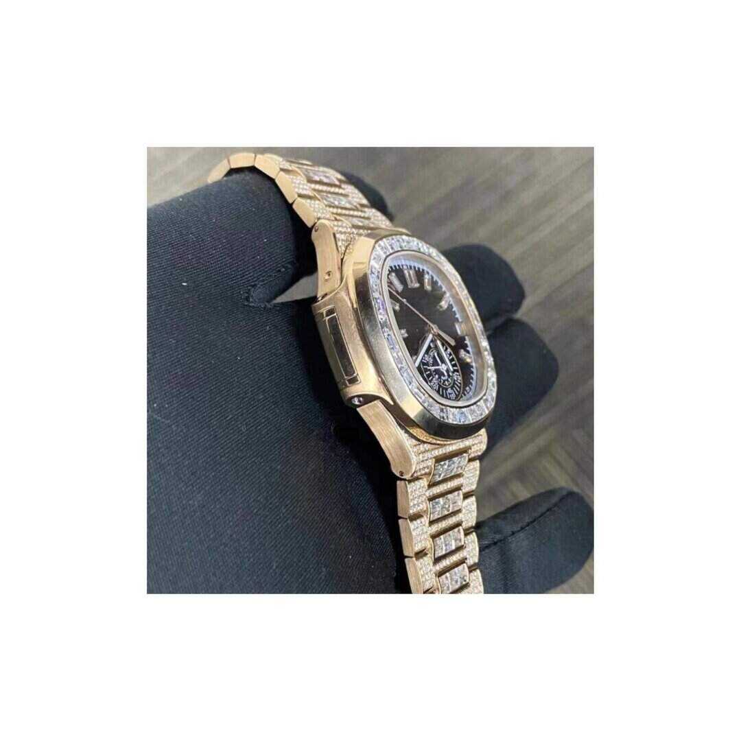 Sparkling Diamond Moissanite Watch with Classic Design - Image 3