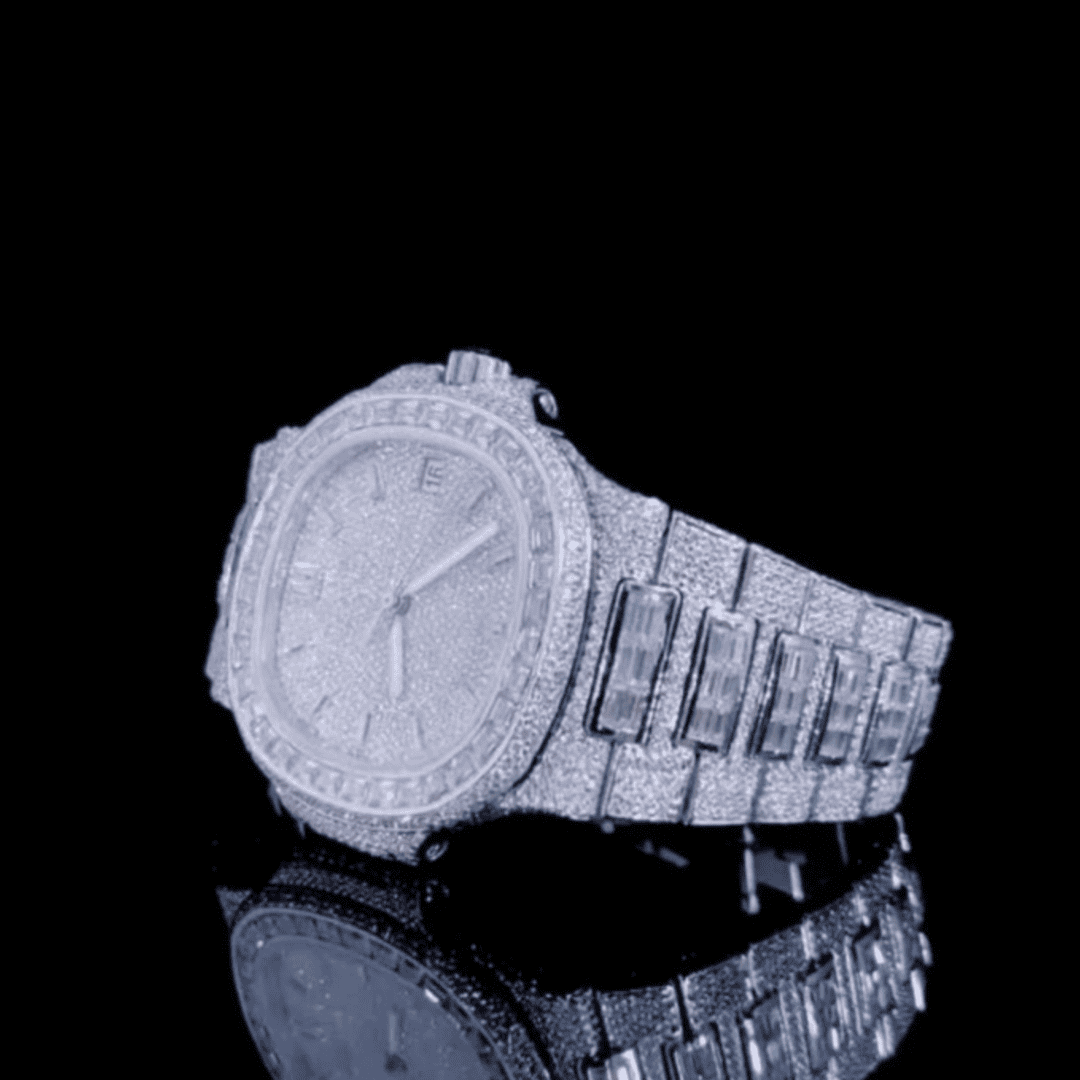 Premium Moissanite VVS Chronograph Watch with Style - Image 3