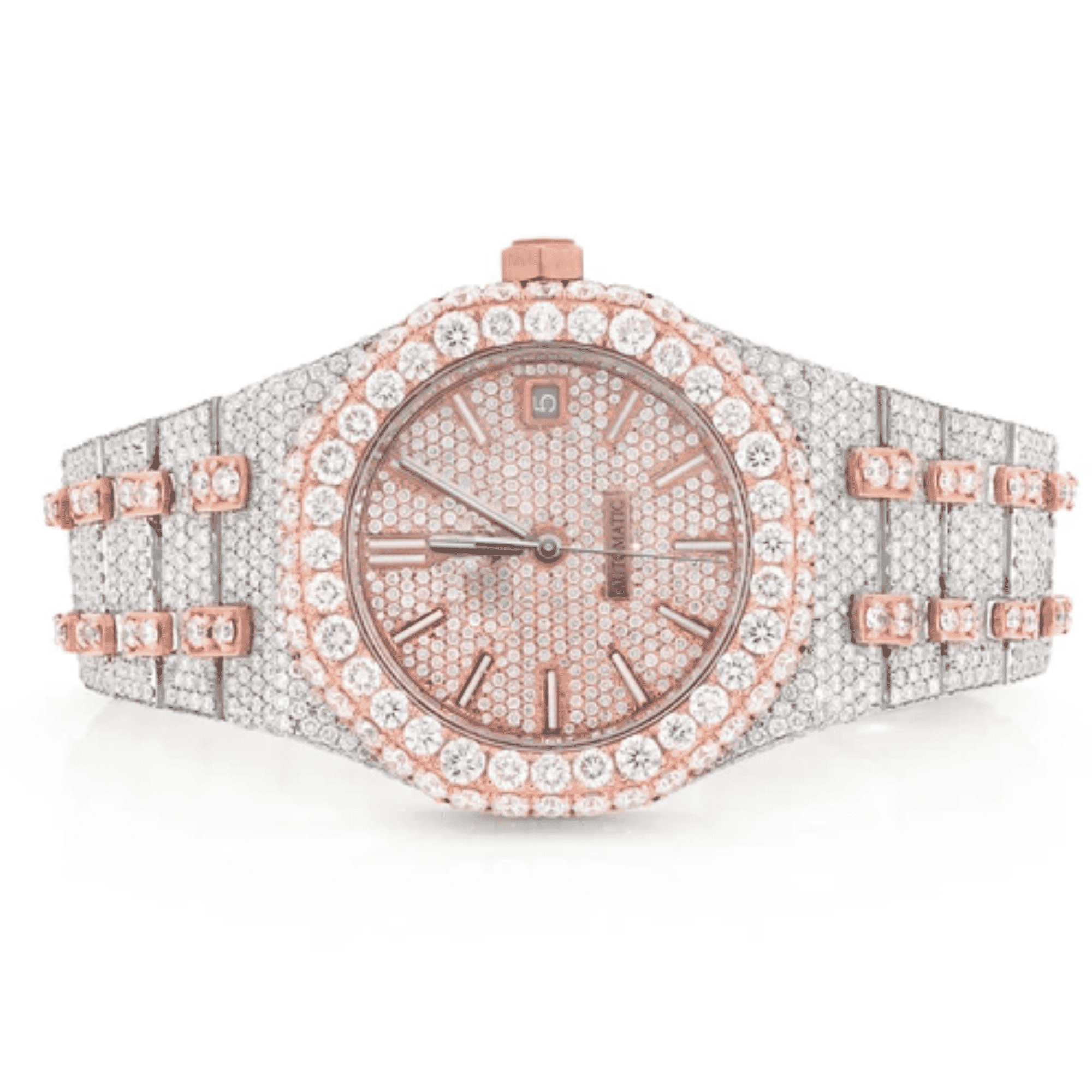 Moissanite Diamond Watch with Brilliant Sparkle for Luxury Style