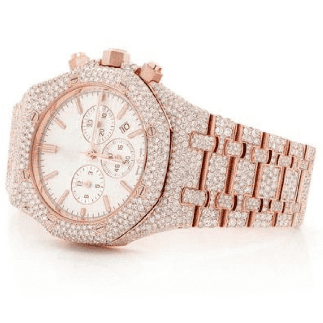 High-Quality Diamond VVS Moissanite Watch - Image 7
