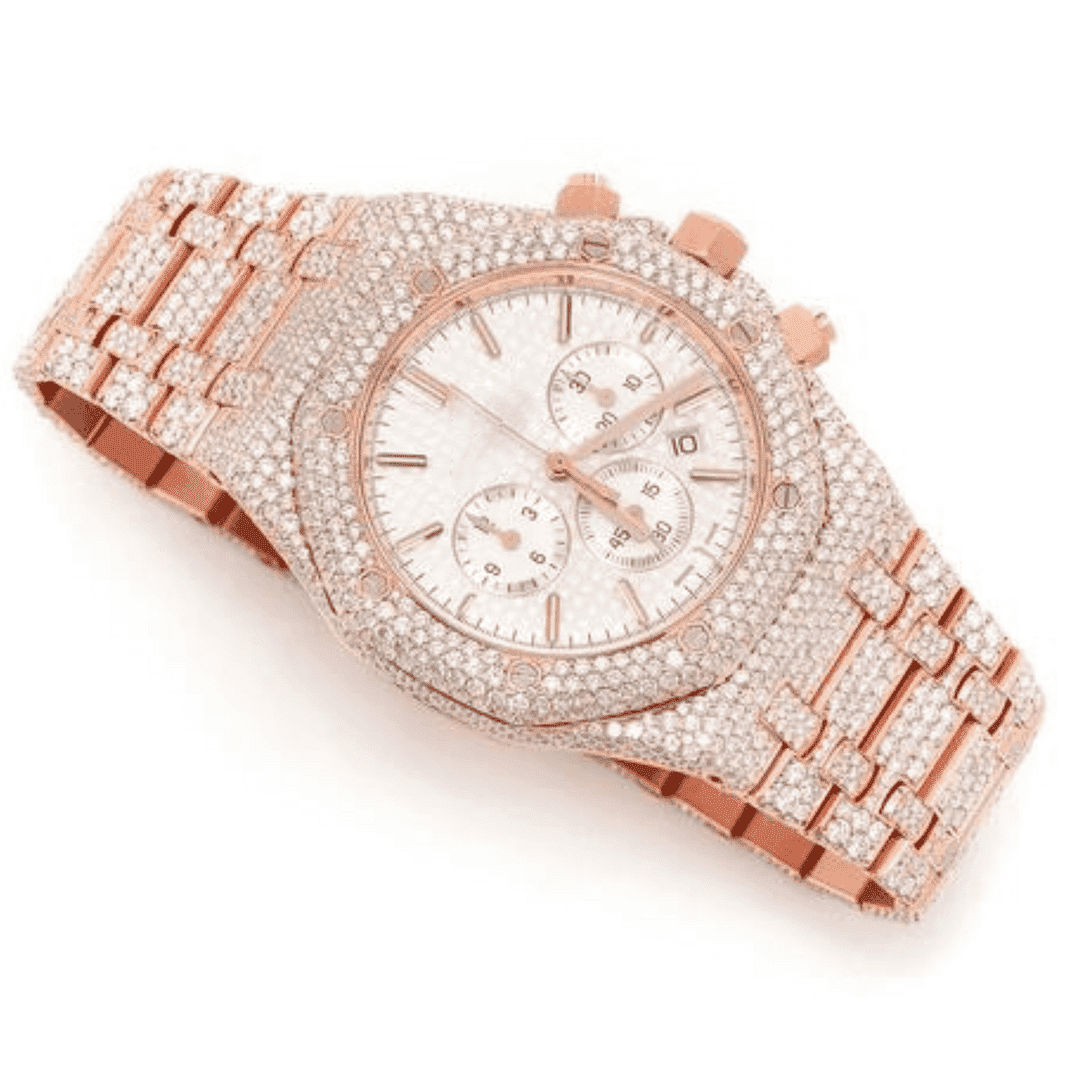 High-Quality Diamond VVS Moissanite Watch - Image 6