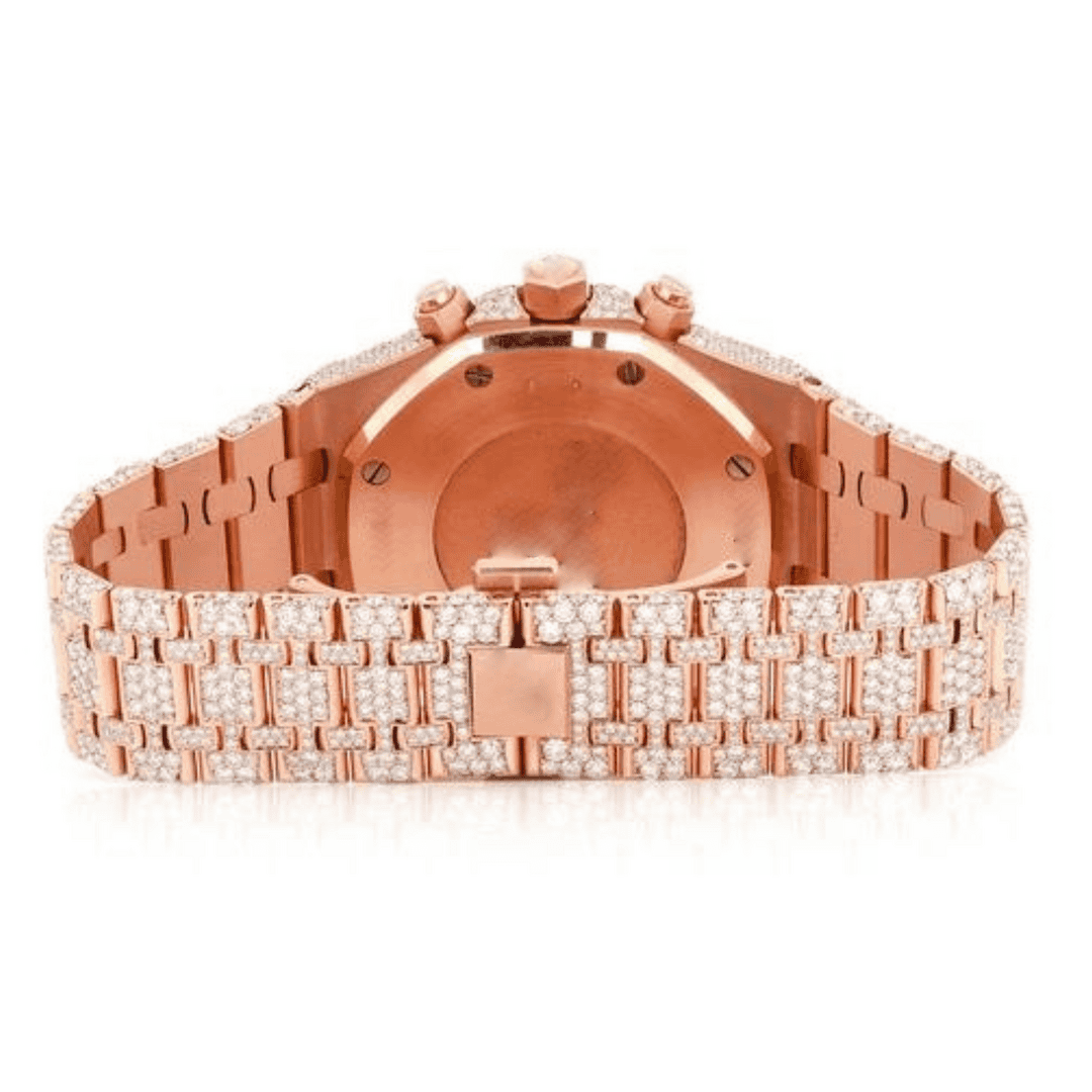 High-Quality Diamond VVS Moissanite Watch - Image 4