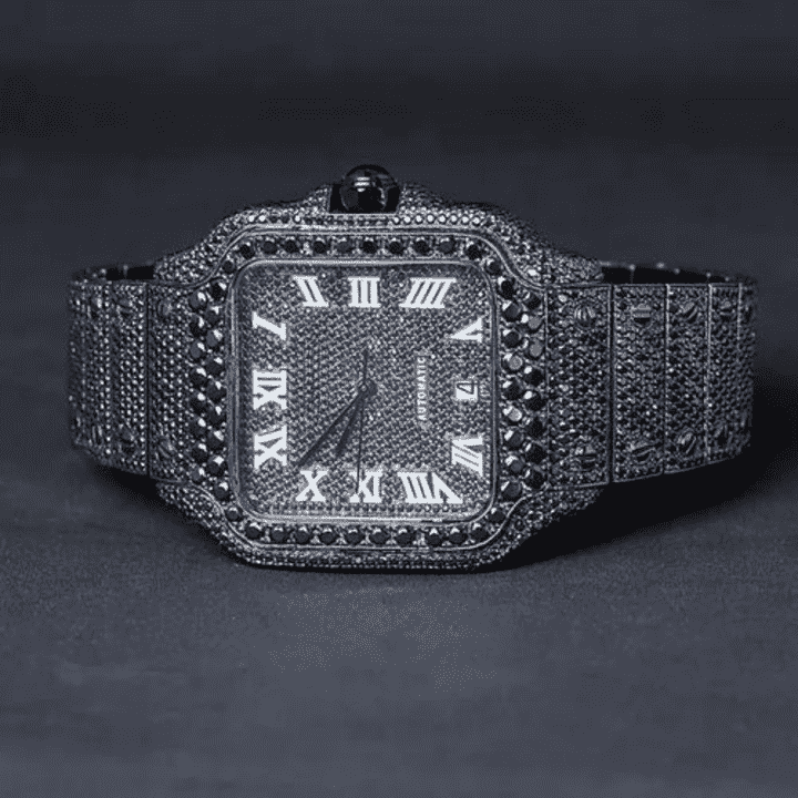 High Luxury Bust Down Iced Out Watches, Moissanite Watches