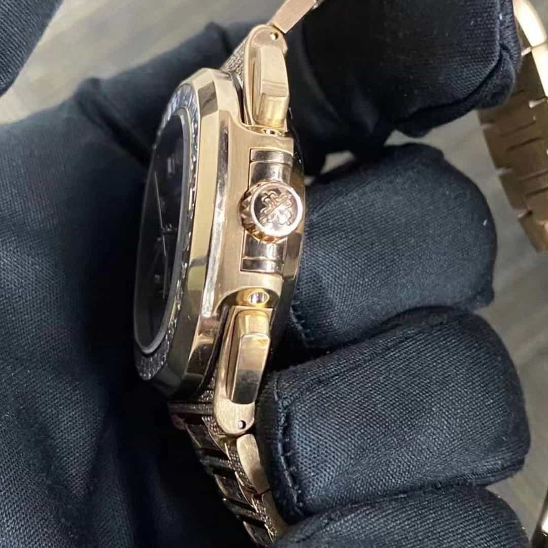 Sparkling Diamond Moissanite Watch with Classic Design - Image 2