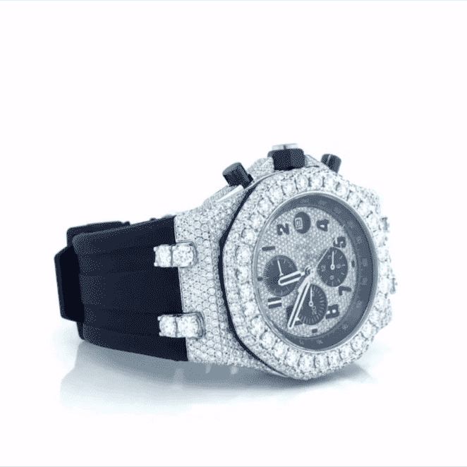 Bust Down Iced Out VVS Moissanite Watch