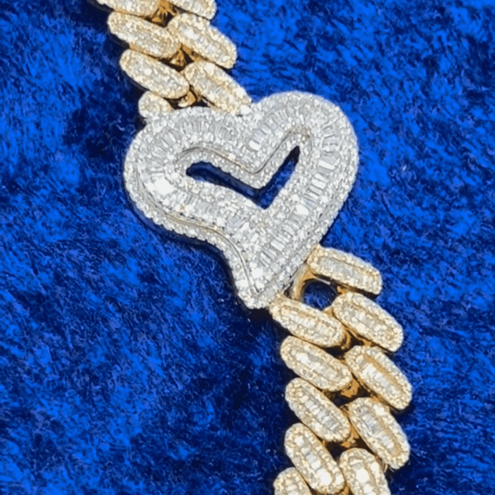 18mm Mens Silver Cuban Link Chain