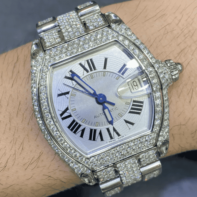 ICED Out VVS Moissanite Luxury Chronograph Watch