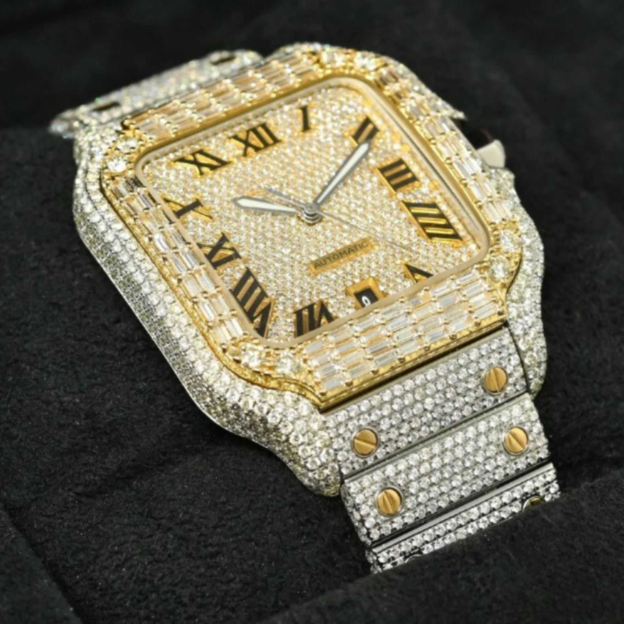 Luxury Moissanite Watches Fully Iced Out for Men & Women - Image 5