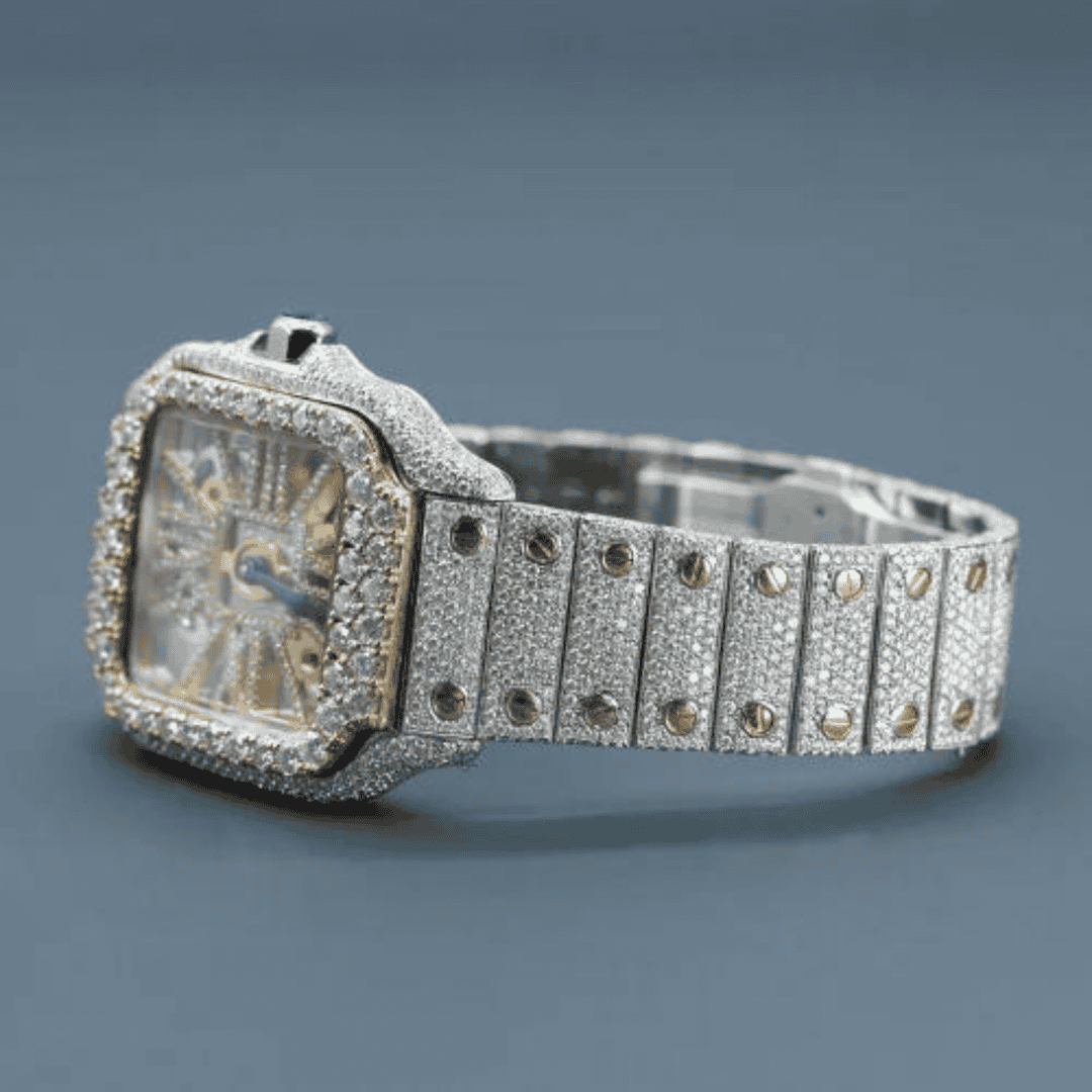 Full Shine Moissanite Watches Iced Finish for Men & Women - Image 4