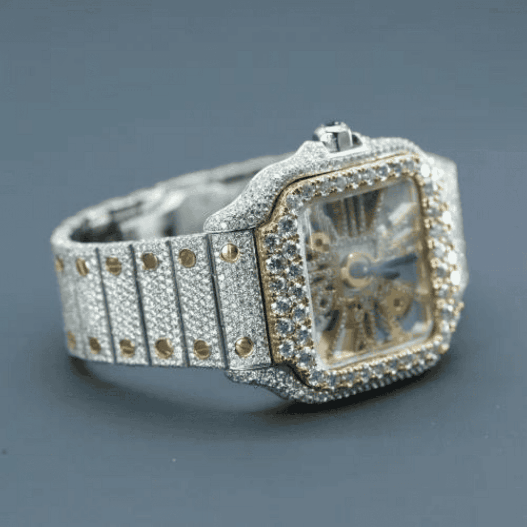 Full Shine Moissanite Watches Iced Finish for Men & Women - Image 3