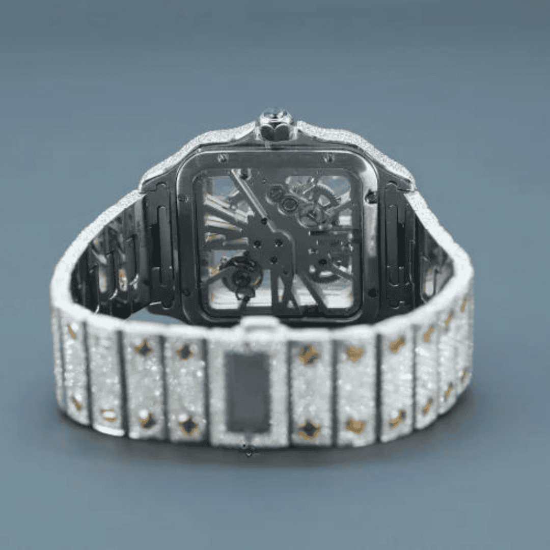Full Shine Moissanite Watches Iced Finish for Men & Women - Image 5