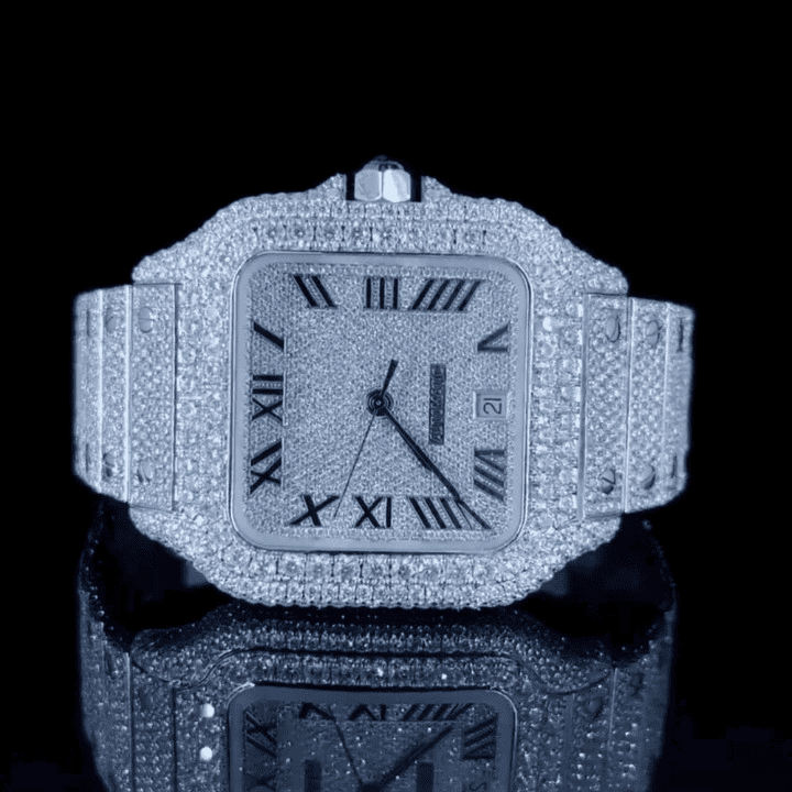 Premium Shine Iced Out Watches Moissanite Watches