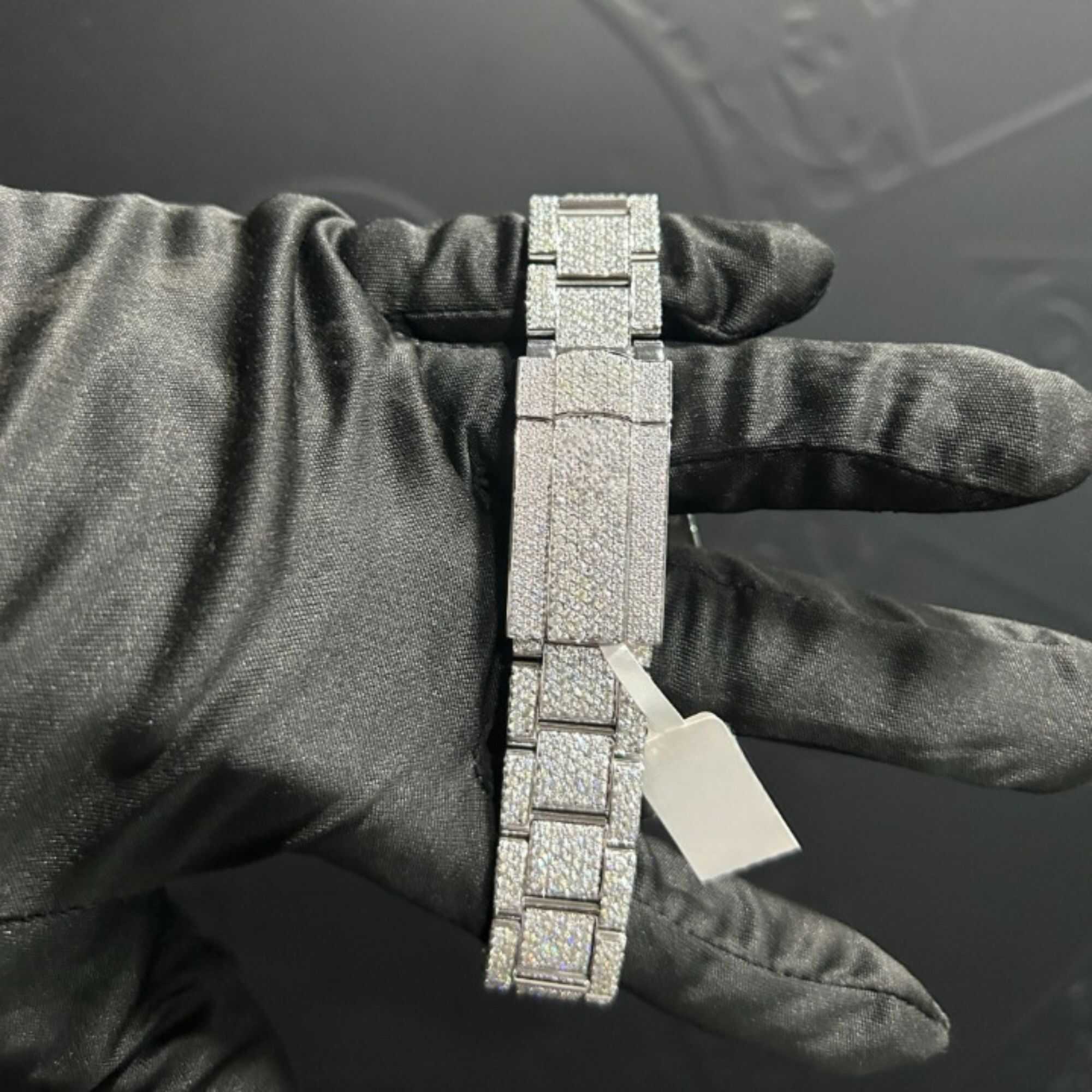 Premium Moissanite Watches with Crystal Embedded Bracelet - Image 2