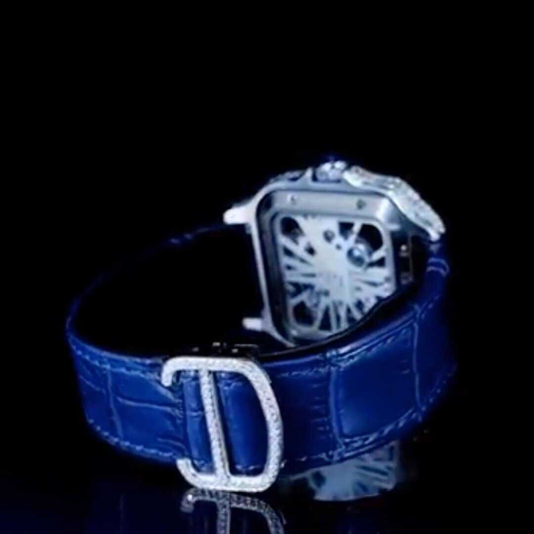 Men’s VVS1 Moissanite Watch – Passed Diamond Tester - Image 6