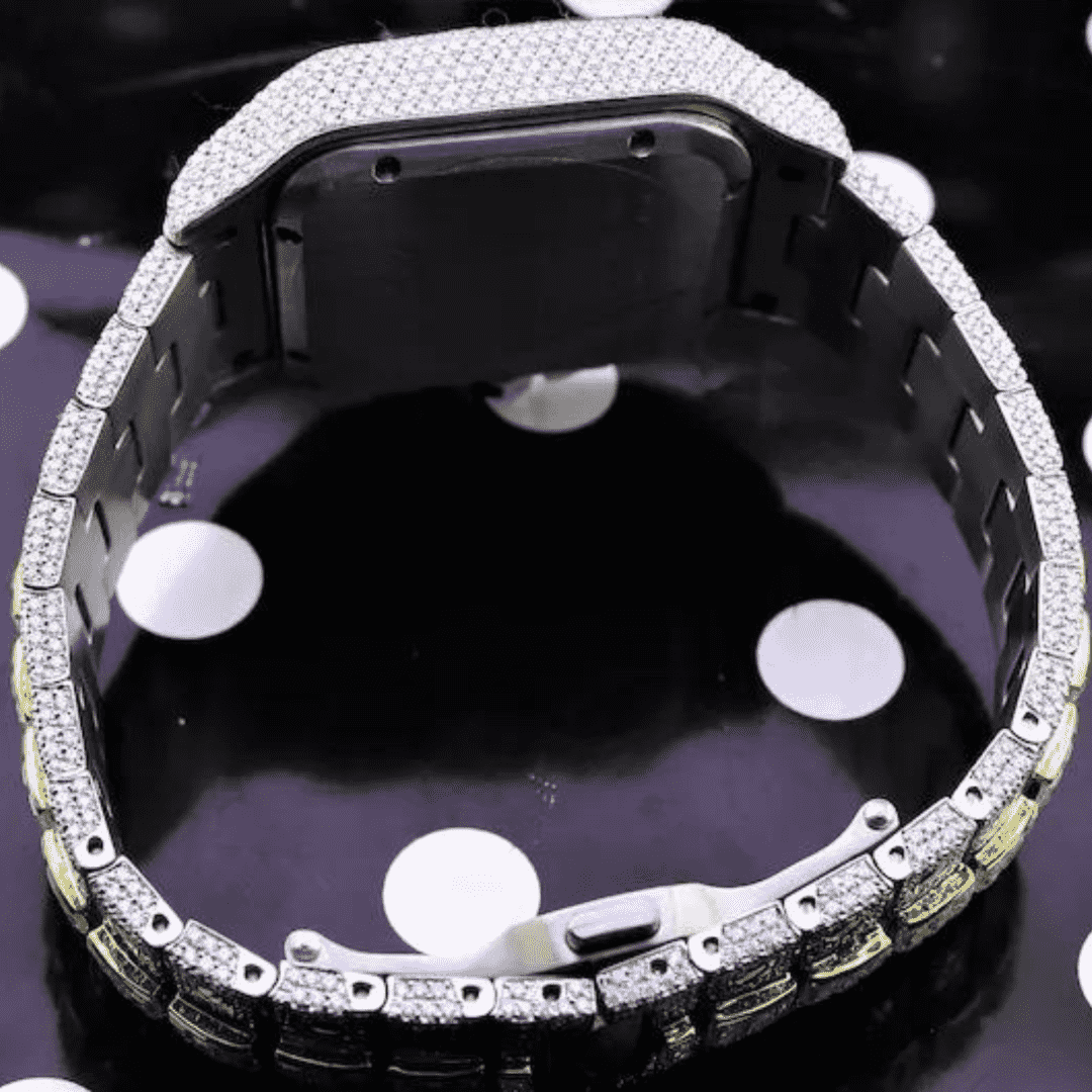 Moissanite Watch Mens