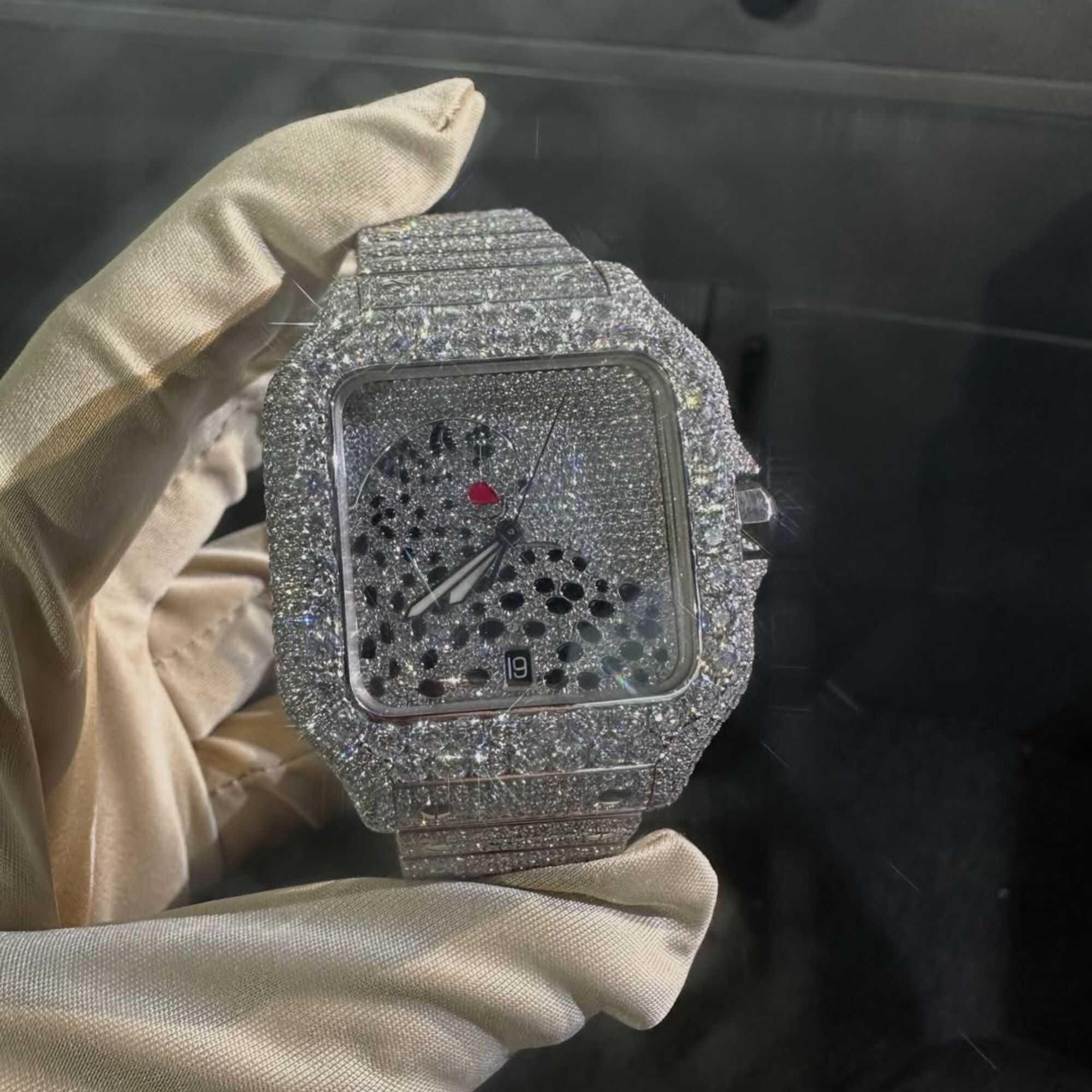 Bust Down VVS Moissanite Watch / Iced Out Watches - Image 4
