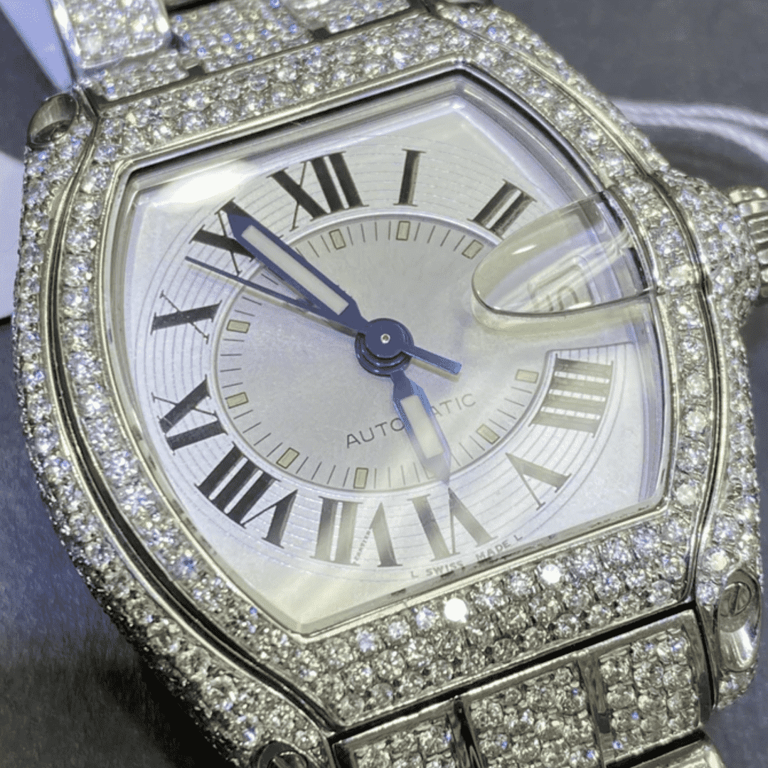 ICED Out VVS Moissanite Luxury Chronograph Watch - Image 2