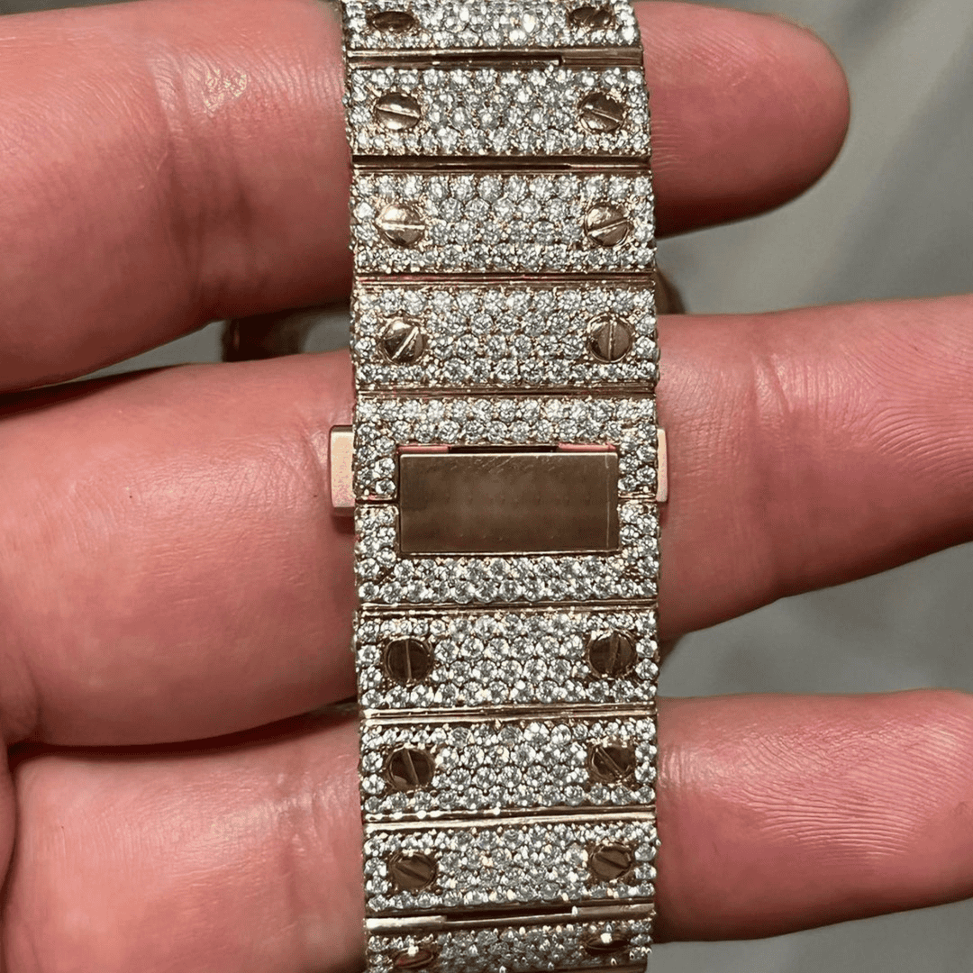 Premium Hip Hop Iced Out Moissanite Watch for Men - Image 5