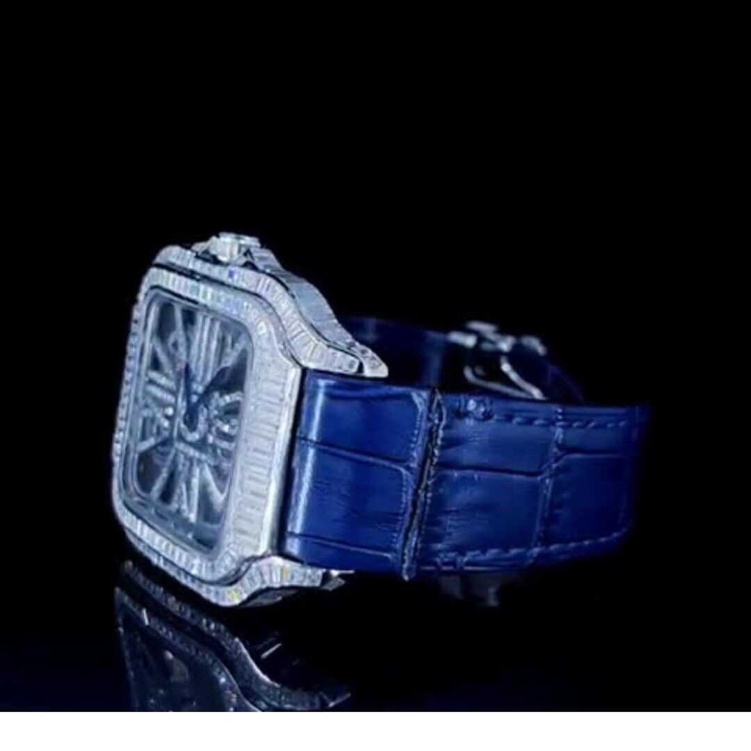 Men’s VVS1 Moissanite Watch – Passed Diamond Tester - Image 3