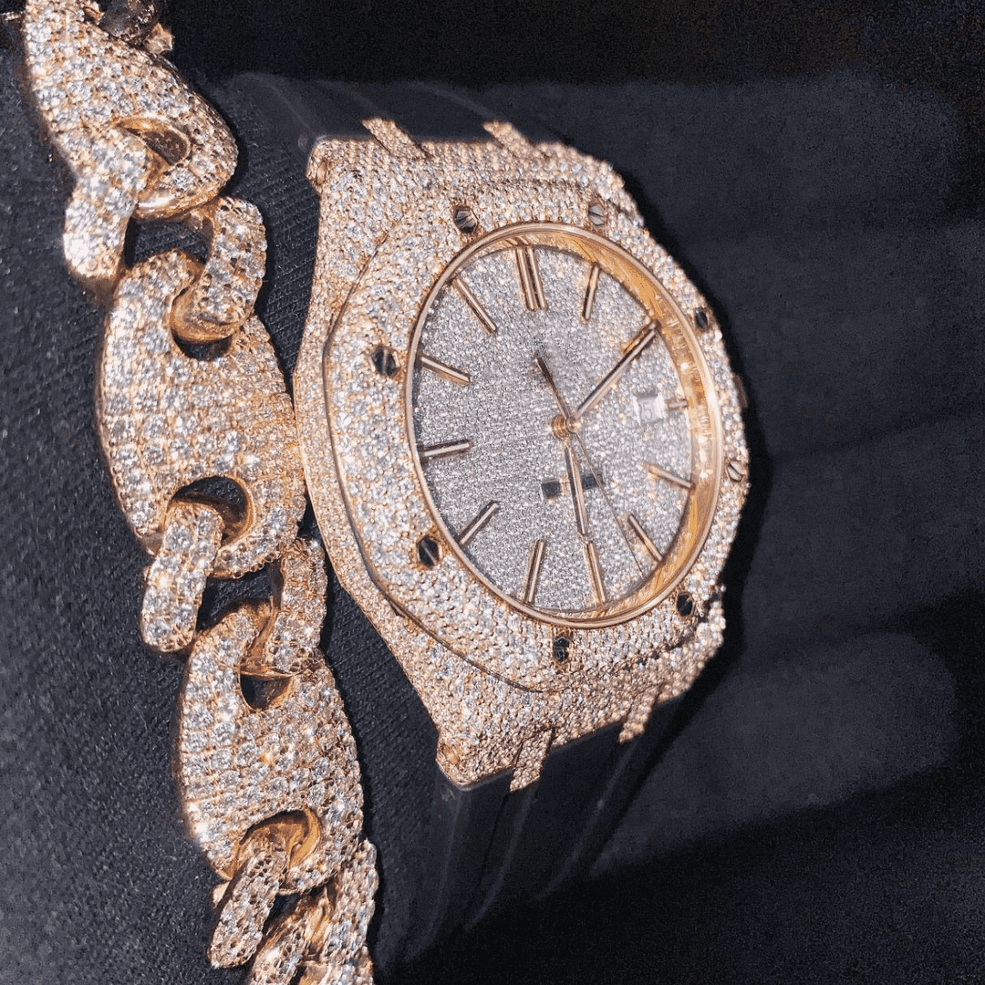 Elegant Moissanite Crystal Watch for Women