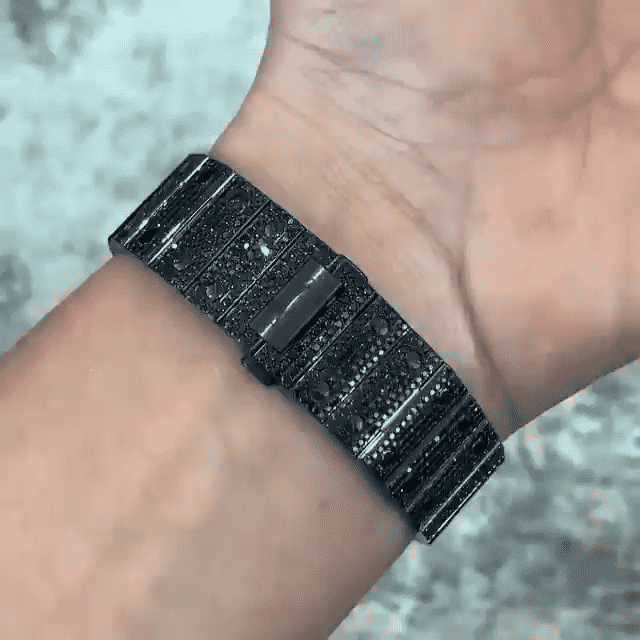 Moissanite Diamond Iced Out Bust Down Watch Luxury Timepiece - Image 3