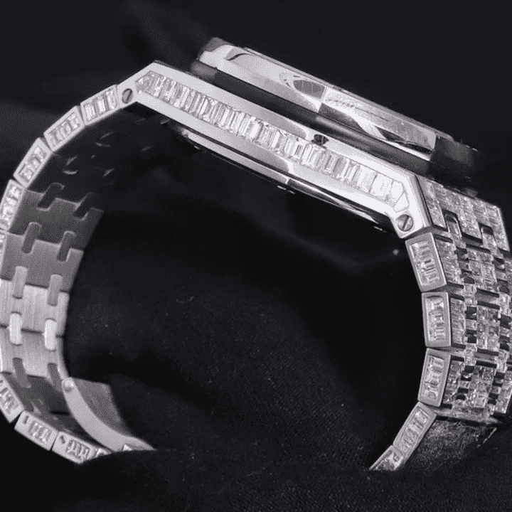 Iced Out Moissanite Watch Hip Hop Automatic Watch For Men - Image 2