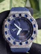 ultimate silicon band moissanite watch 6