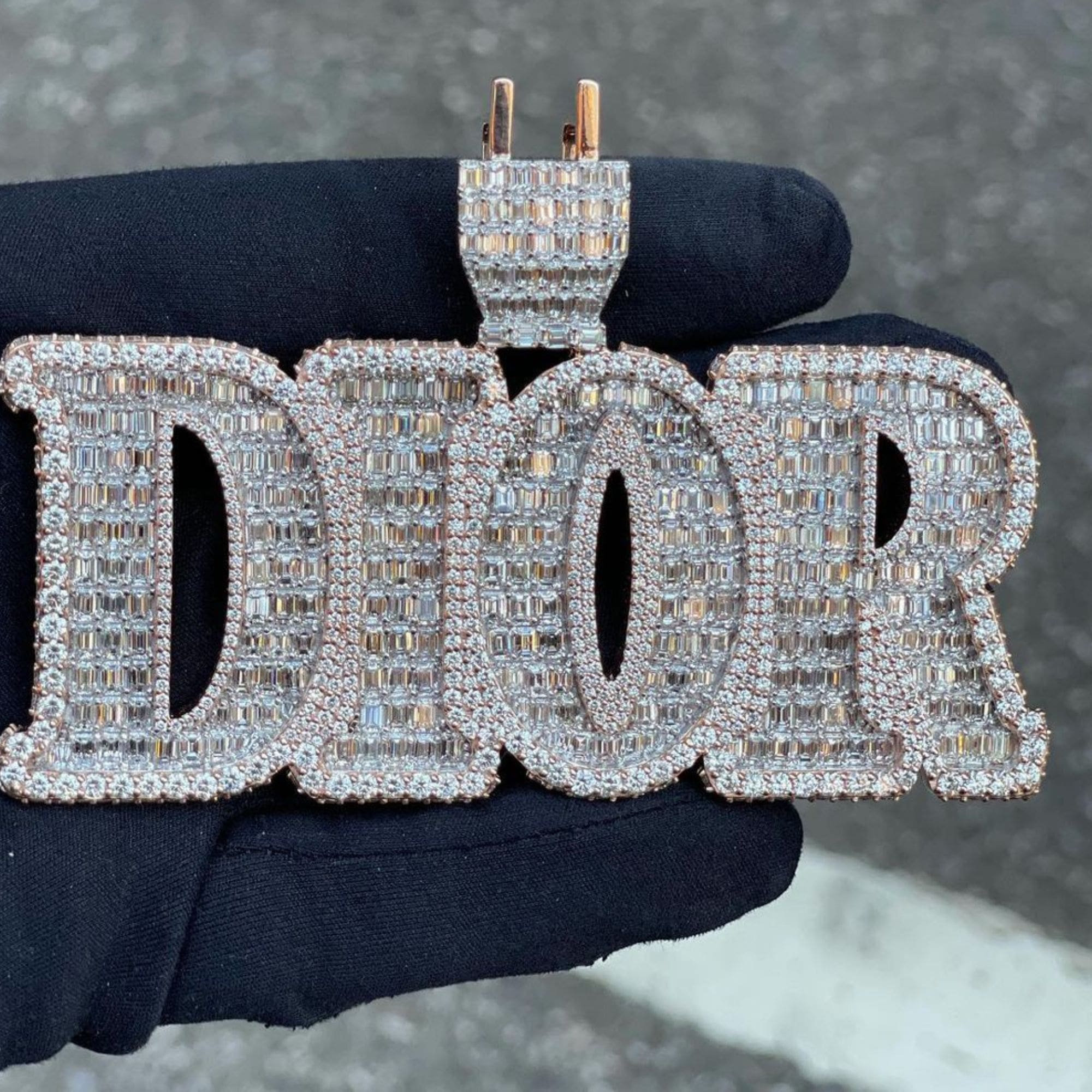 925 Silver Iced Out Pendants, Featured With VVS Moissanite Diamonds Pendant - Image 2