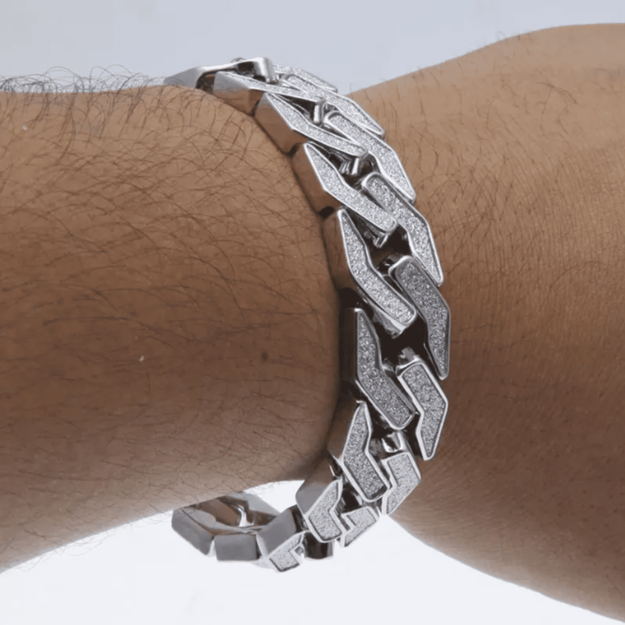 20mm Iced Out Diamond Bracelets, Exquisite Iced Out Cuban Link Bracelet, Moissanite Diamond Iced Out Bracelets - Image 2