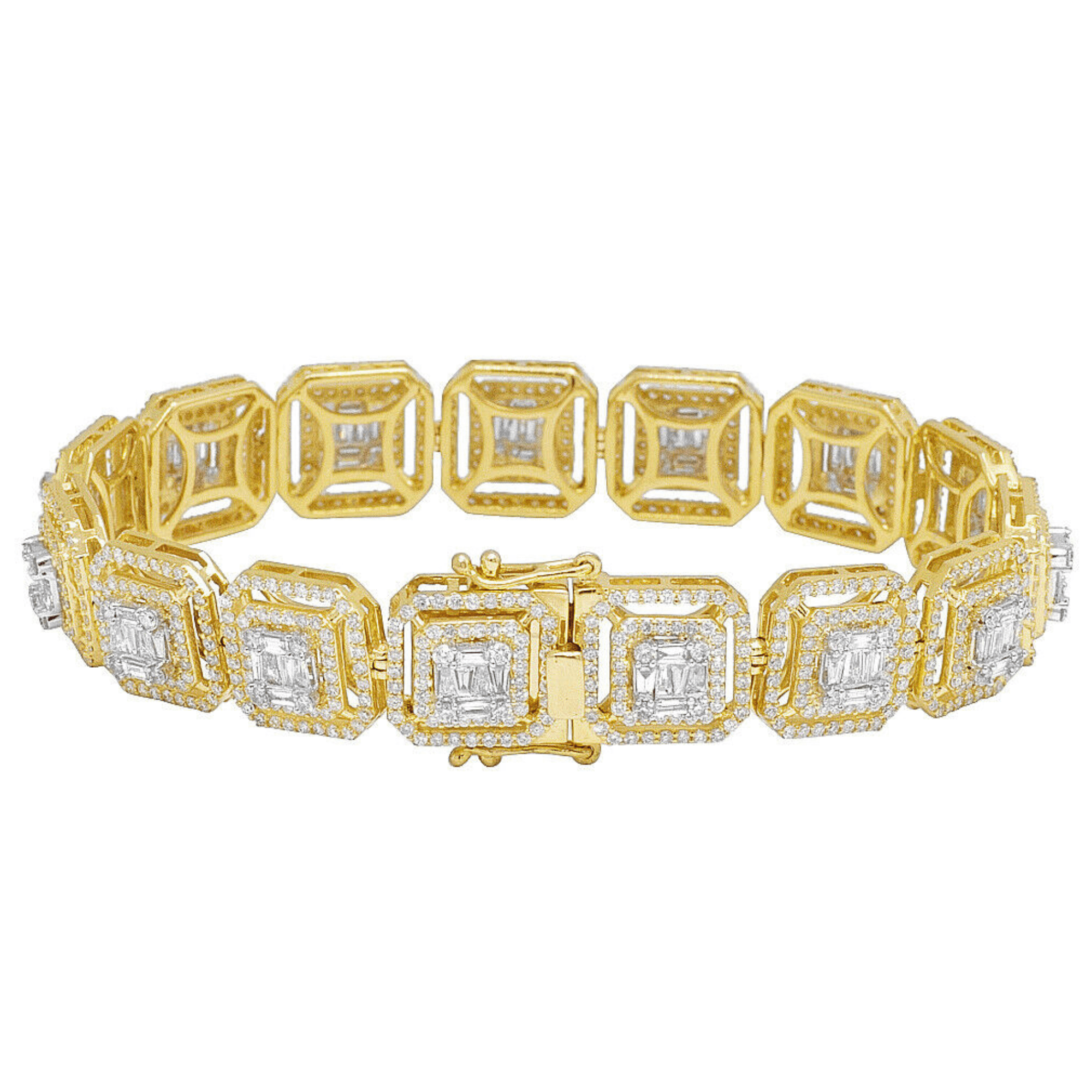 20mm Iced Out Diamond Bracelets, Iced Out Link Bracelet, Exquisite Iced Out Bracelet - Image 2