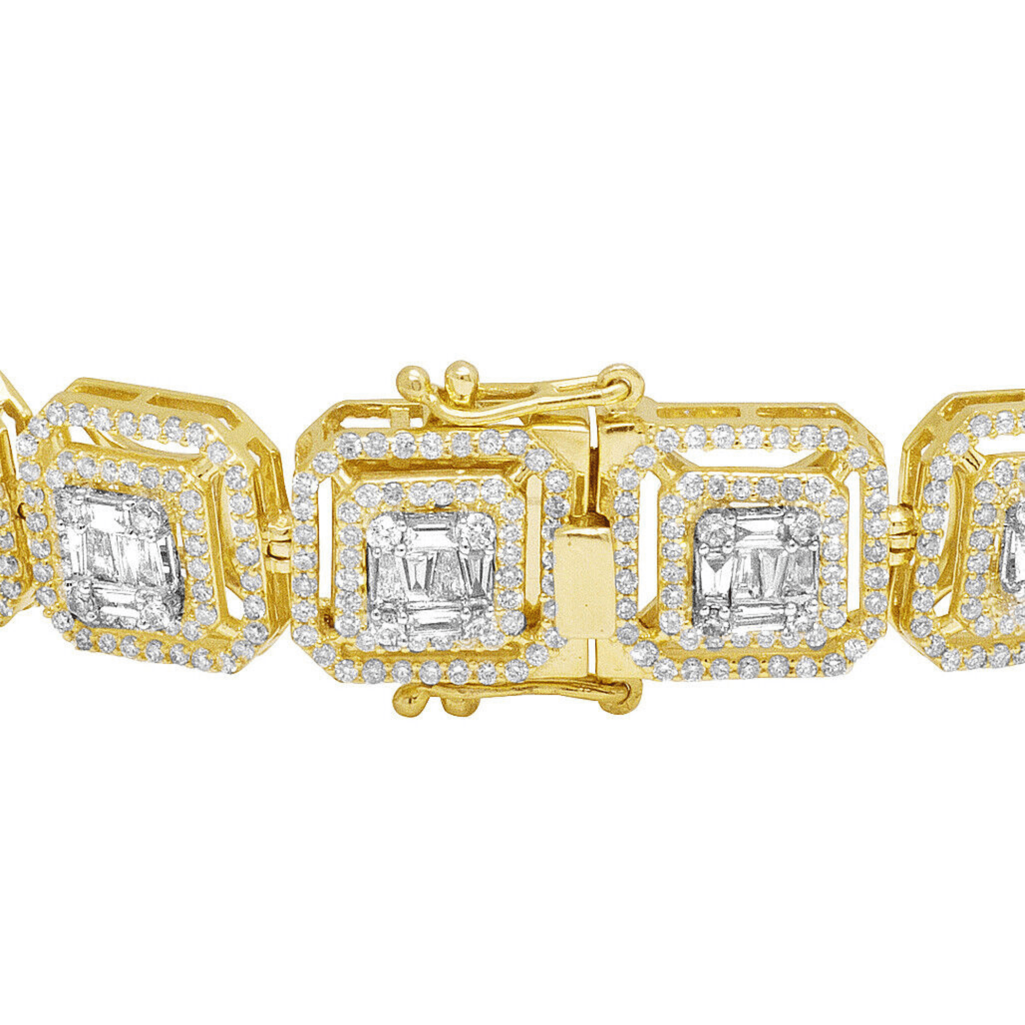 20mm Iced Out Diamond Bracelets, Iced Out Link Bracelet, Exquisite Iced Out Bracelet - Image 3