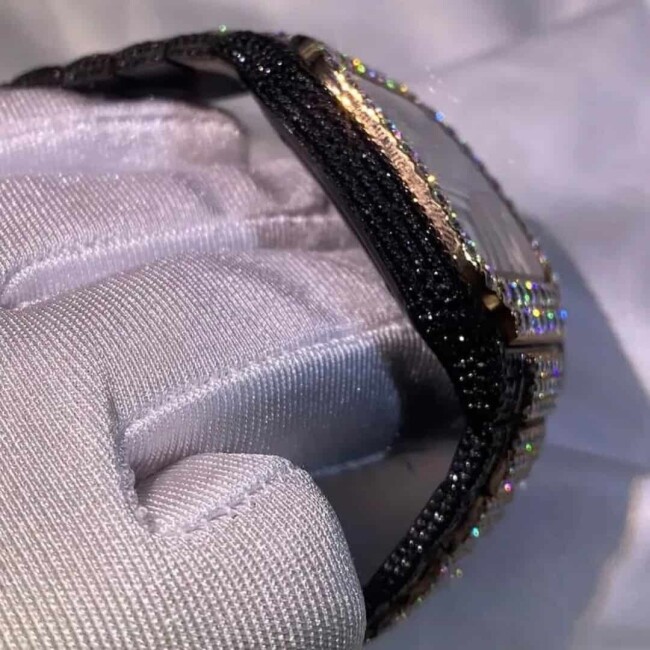 Women’s Bust Down Moissanite Watch - Image 4