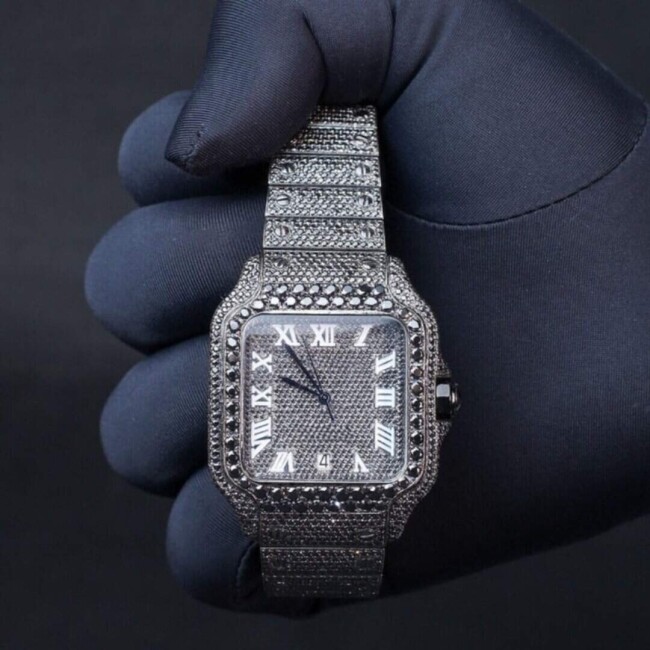 Classic Moissanite Watch with High-Sparkle Appeal - Image 10