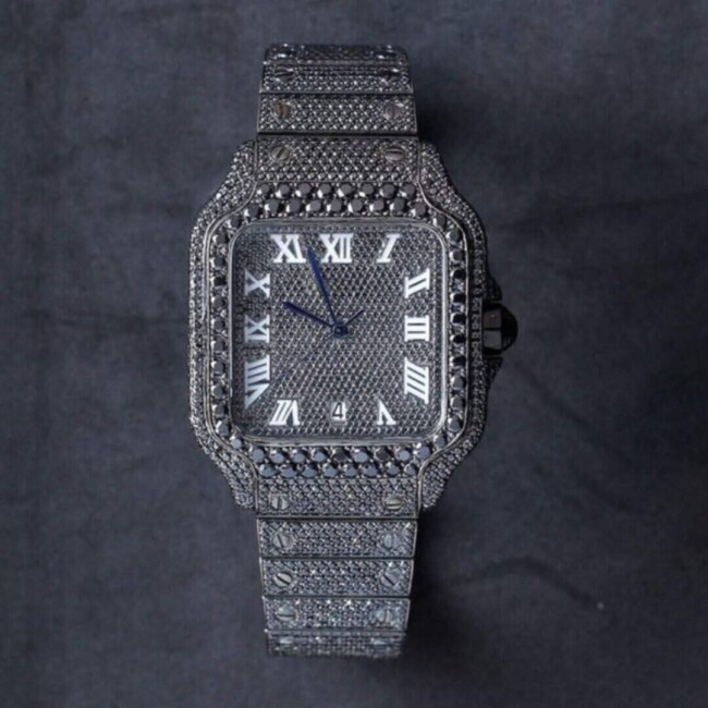 Classic Moissanite Watch with High-Sparkle Appeal - Image 2