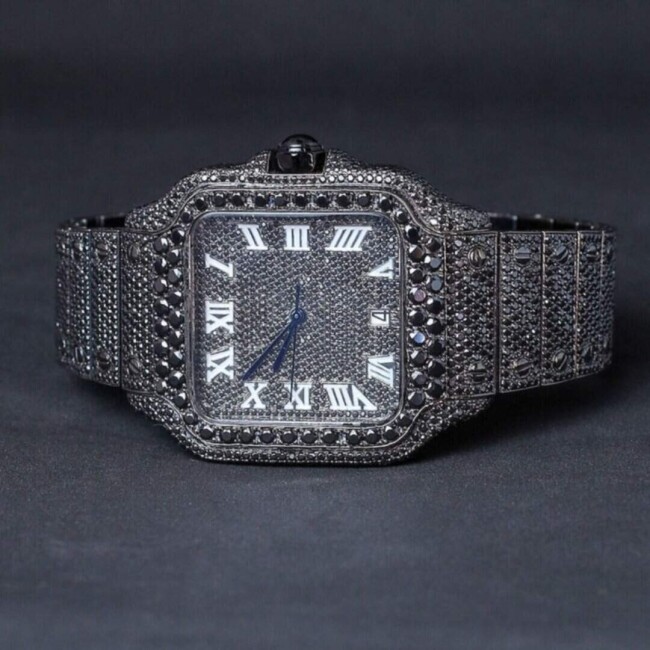 Classic Moissanite Watch with High-Sparkle Appeal - Image 3