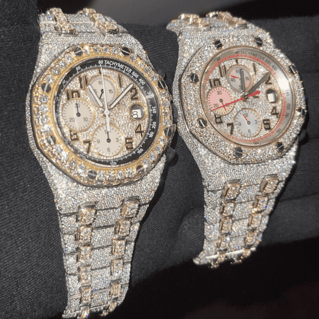 Style Iced Out Diamond VVS Moissanite Watch - Image 4