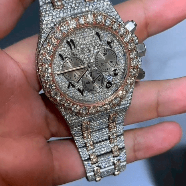 Classic Moissanite Diamond Iced Out Automatic Watches - Image 2