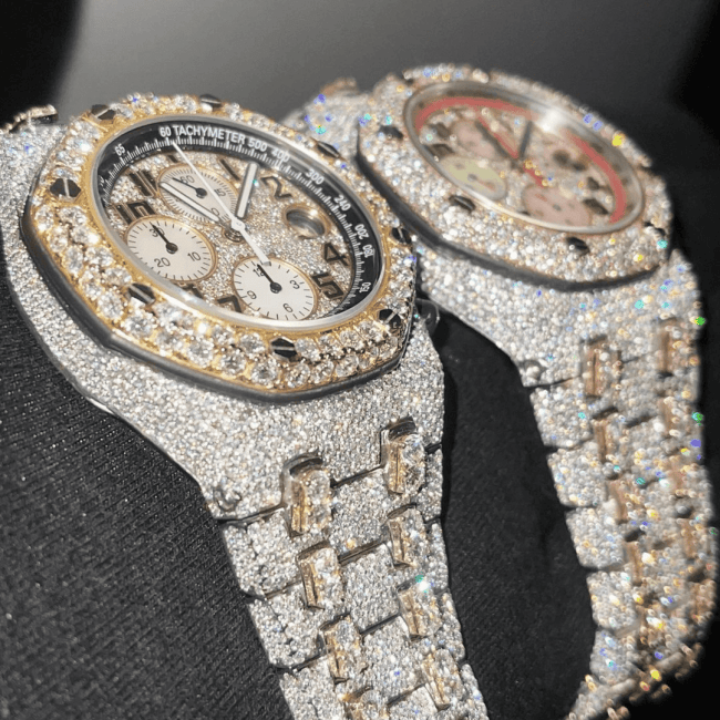 Style Iced Out Diamond VVS Moissanite Watch - Image 2