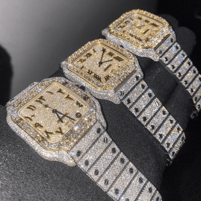 Stylish Diamond Moissanite Watch for Everyday Wear - Image 3