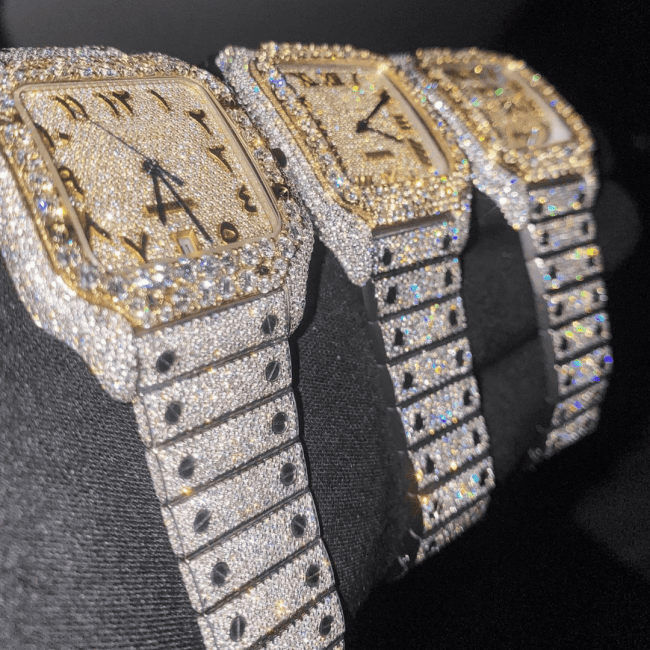 Stylish Diamond Moissanite Watch for Everyday Wear - Image 2