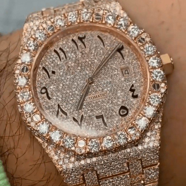 Classic Moissanite Diamond Automatic Watch Full Iced Out Bust Down - Image 2