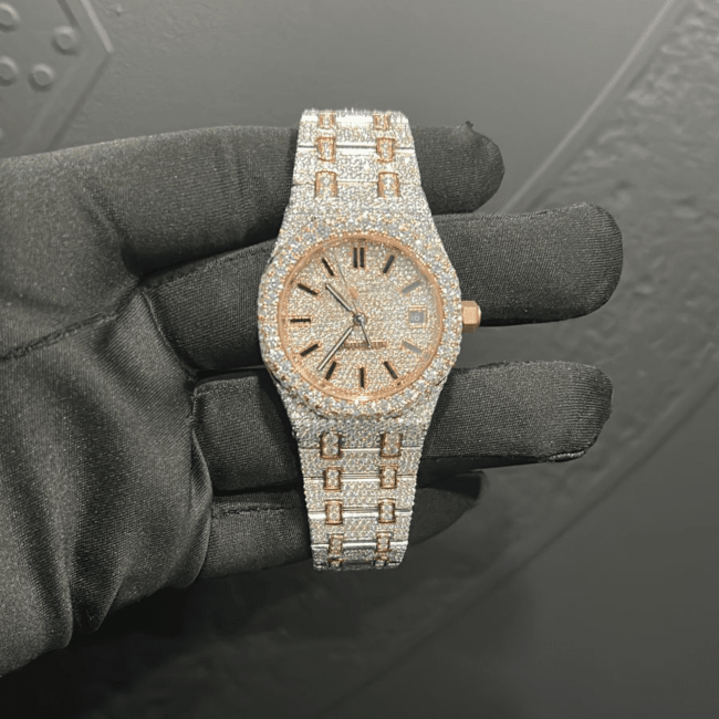 Moissanite Diamond Watch Iced Out for Premium Style - Image 3