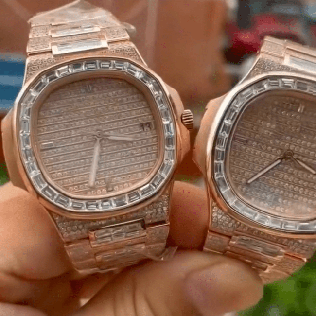 Moissanite Diamond Watch with Premium Shine - Image 4