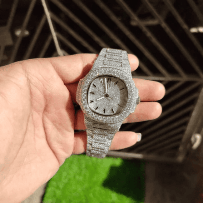 Stainless Steel Bust Down Luxury Watch for Women - Image 6